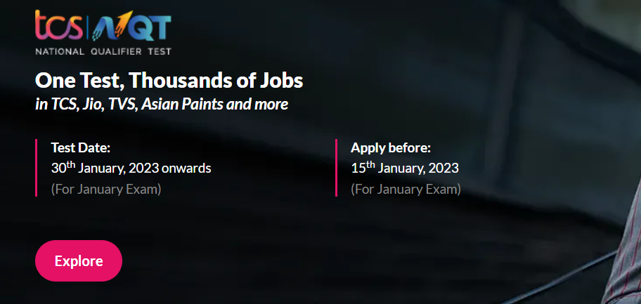TCS NQT Hiring 2022 - 2023