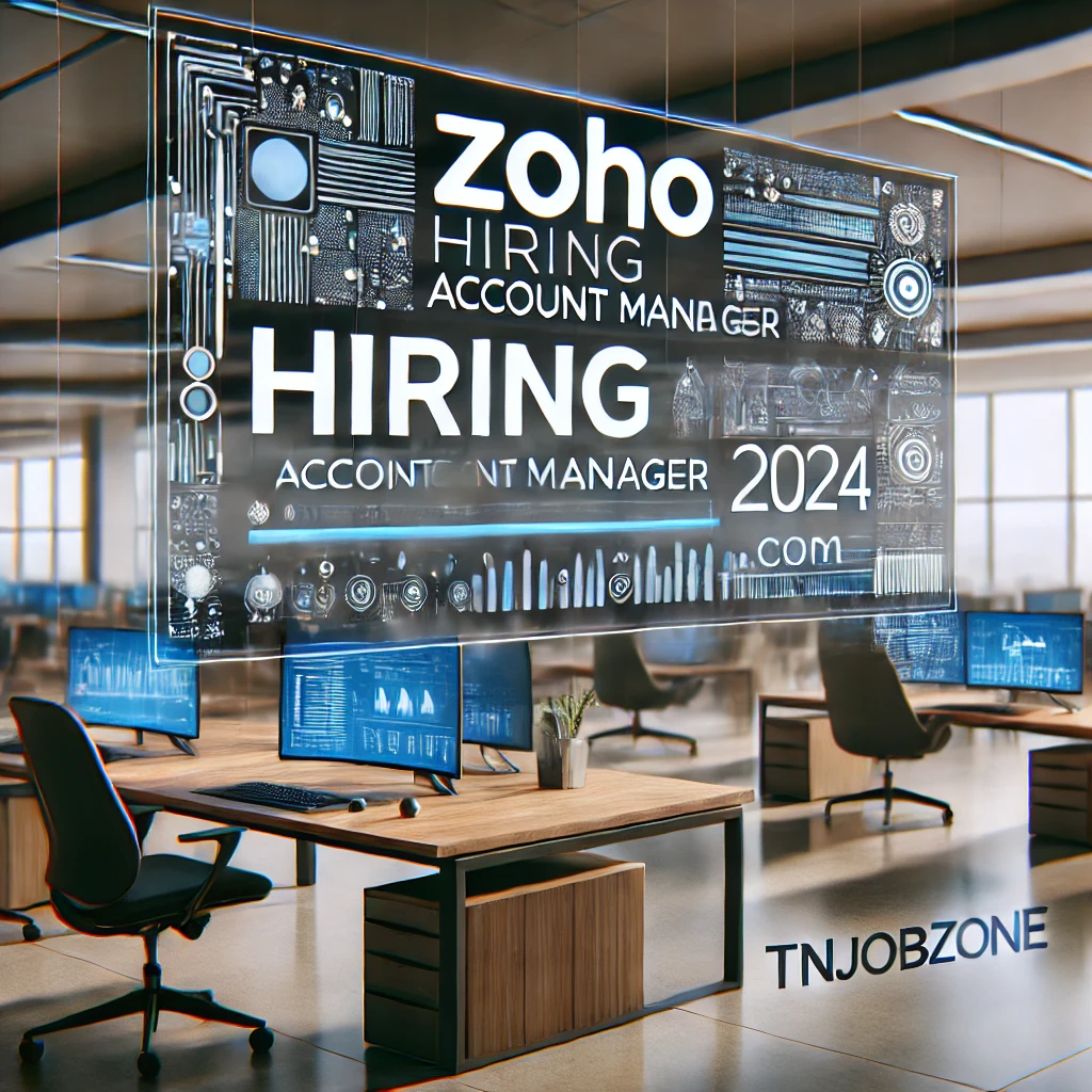 Zoho Corp Account Manager Recruitment 2024 – Drive Success and Apply Today!