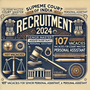 Supreme Court of India Recruitment 2025