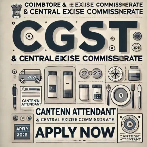 Canteen Attendant Recruitment 2025
