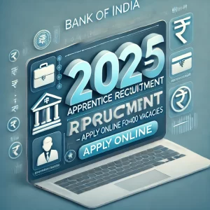 Bank of India Apprentice Recruitment 2025