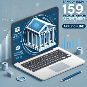 Bank of India Specialist Officer Recruitment 2025