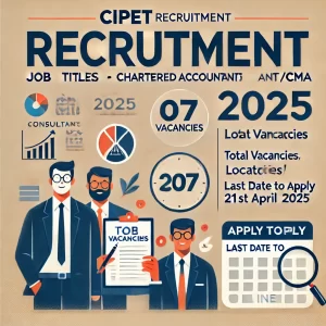 CIPET Recruitment 2025