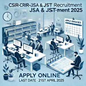 CSIR-CRRI JSA & JST Recruitment 2025