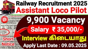 RRB Assistant Loco Pilot Recruitment 2025