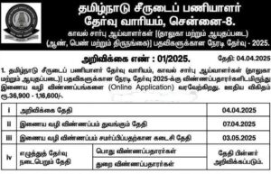 TNUSRB SI Recruitment 2025