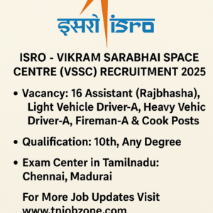 ISRO VSSC Recruitment 2025