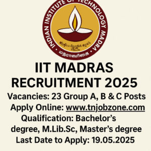 IIT Madras Recruitment 2025
