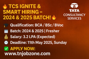 TCS B.Sc Ignite & Smart Hiring 2025
