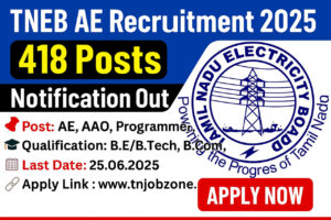 TNEB AE Recruitment 2025 Out – Apply Now via TNPSC CTSE | Government Jobs in Tamil Nadu 2025