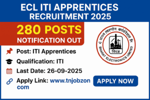 ECL ITI Apprentices Recruitment 2025 Golden Chance Notification