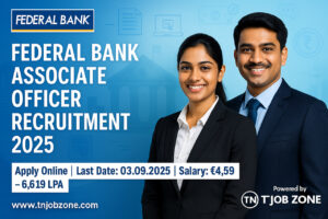 Federal Bank Associate Officer Recruitment 2025 Apply Online – Federal Bank Jobs Notification with eligibility, salary and application details.