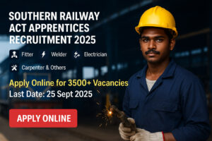 Southern Railway Act Apprentices Recruitment 2025 Notification – Apply Online for 3500+ Apprentice Vacancies
