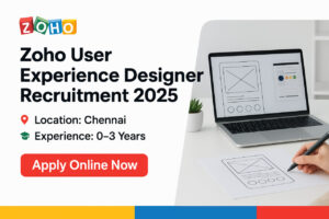 Zoho User Experience Designer Recruitment 2025-chennai.jpg → Zoho User Experience Designer Recruitment 2025 Chennai Job Opening