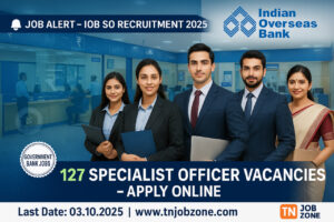 Indian Overseas Bank SO Recruitment 2025 Notification.