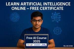 Free AI Courses 2025-Free Artificial Intelligence Online Courses 2025 with Certificate from Google, Coursera and Great Learning – AI Online Course Free