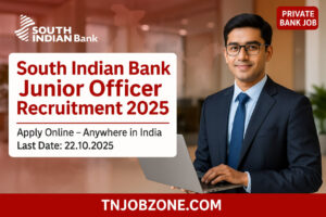 South Indian Bank Junior Officer jobs 2025 – Apply Online for Great Banking Opportunity