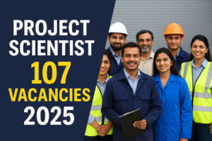 IMD Project Scientist Recruitment 2025 – 107 vacancies for Project Scientist E, III, II, I posts with eligibility, salary, qualification and apply online details.