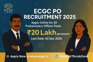ECGC PO Recruitment 2025 – Apply Online for 30 Probationary Officer Posts with ₹20 LPA Salary | ECGC Limited Jobs