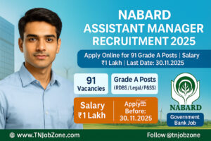 NABARD Assistant Manager Recruitment 2025 -Apply Online for 91 Posts at nabard.org
