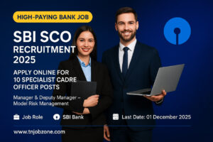 SBI SCO Recruitment 2025 Notification – Specialist Cadre Officer Jobs, Eligibility, Salary & Apply Online