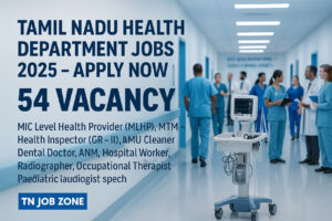 Ramanathapuram DHS Recruitment 2025 – 54 HOT Govt Jobs