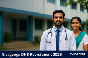 Sivaganga DHS Recruitment 2025 Tamil Nadu government health jobs website banner – TNJOBZONE