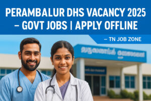 Perambalur DHS Recruitment 2025 Government Hospital Jobs Banner