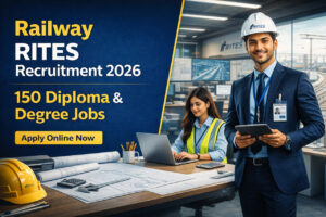 railway rites recruitment 2026 mechanical diploma degree jobs website banner
