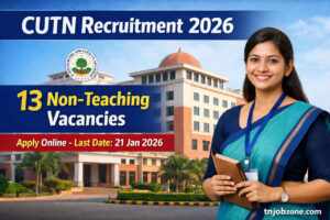 CUTN Recruitment 2026 Non Teaching Jobs Notification Apply Online.