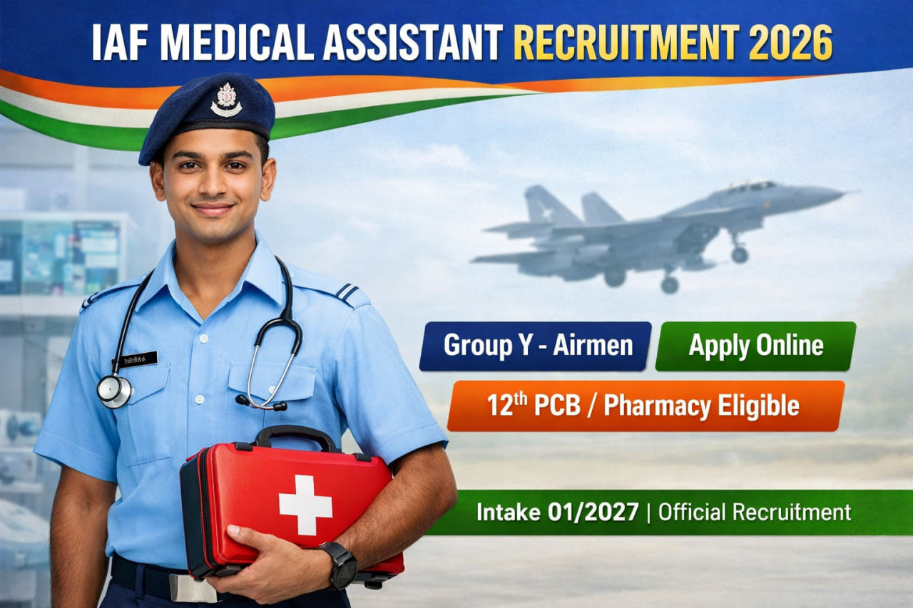 Indian Air Force Recruitment 2026 – Golden Massive Chance Apply Online