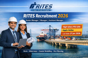 RITES Recruitment 2026 notification for Senior Manager, Manager and Assistant Manager engineering jobs with salary details and apply online link