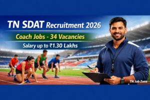 TN SDAT Recruitment 2026 Coach Vacancy Apply Online Tamil Nadu
