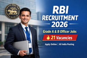 RBI Recruitment 2026 Grade A and Grade B Officer Jobs Notification