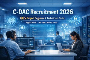 c-dac recruitment 2026 project engineer project technician 805 vacancies apply online