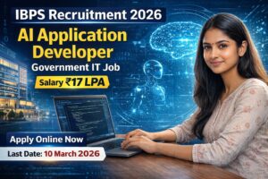 IBPS Recruitment 2026 Deputy Manager AI Application Developer Government IT Job Notification Apply Online