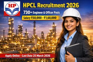 HPCL Recruitment 2026 730 Engineer and Officer Vacancy Apply Online Last Date 25 March 2026