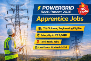 POWERGRID Apprentices Recruitment 2026 Diploma ITI Electrician Graduate Apprentice Vacancy Apply Online