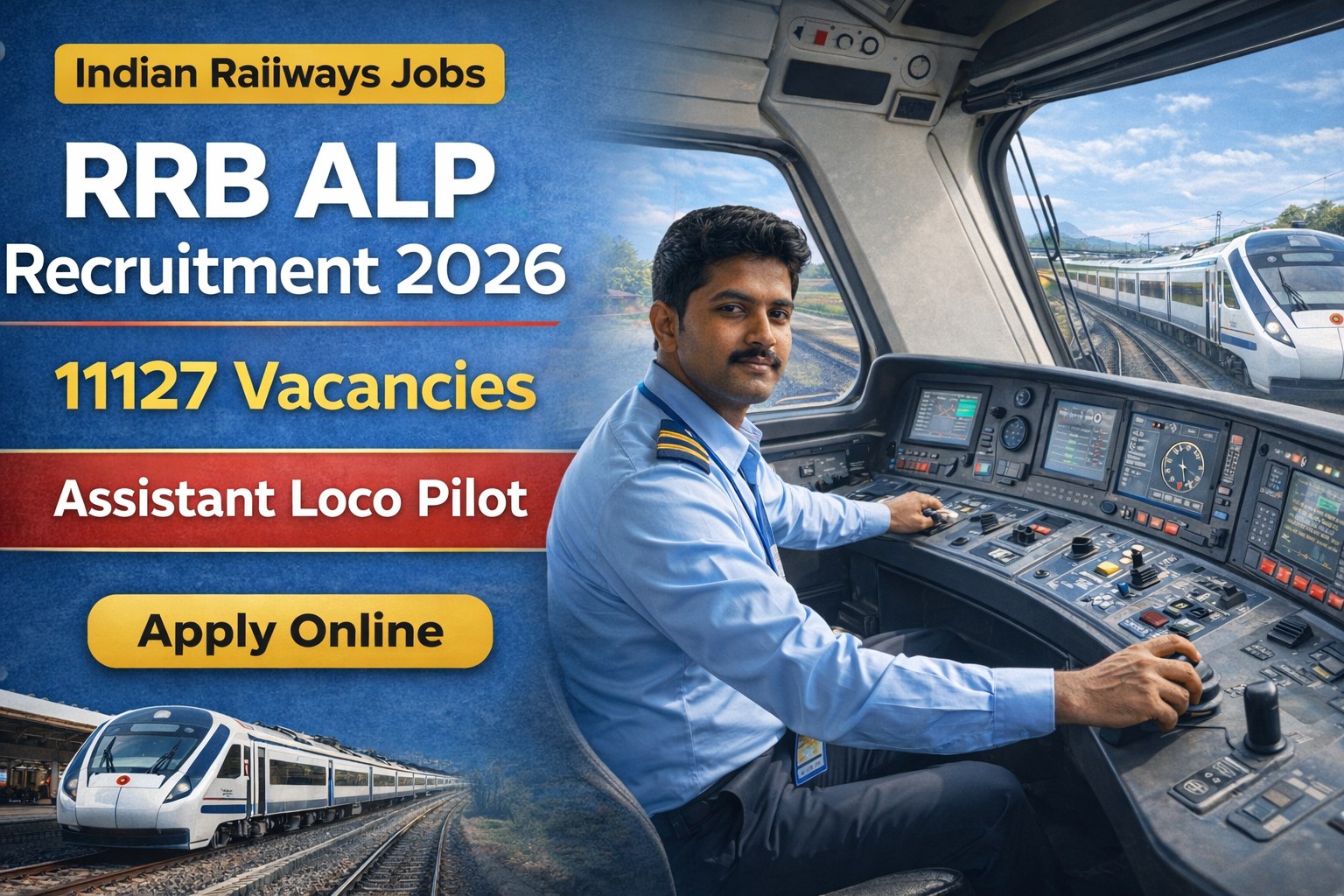 RRB ALP Recruitment 2026 – 11127 Assistant Loco Pilot Posts | Apply Now ...