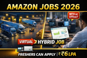 Amazon Recruitment 2026 virtual hybrid job transportation representative freshers apply online salary 6 LPA Hyderabad
