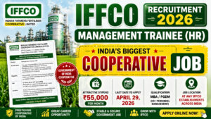 IFFCO Recruitment 2026 Management Trainee HR Apply Online MBA Jobs India Salary 55000 Notification
