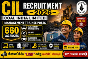 Coal India Limited Recruitment 2026 notification for 660 Management Trainee vacancies apply online