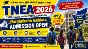 TNEA 2026 Engineering Admission Notification Tamil Nadu Counselling Dates