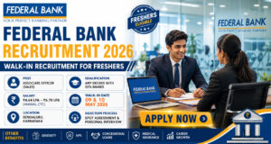 Federal Bank Walk-in Recruitment 2026 Associate Officer Sales Jobs for Freshers in Bengaluru