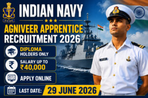 Indian Navy Agniveer Apprentice Recruitment 2026 Notification for Diploma Holders Apply Online