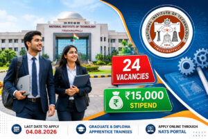 NIT Trichy Apprentice Recruitment 2026 Notification for 24 Graduate and Diploma Apprentice Trainee Posts
