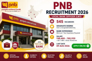 PNB Local Bank Officer Recruitment 2026 Notification PDF for 545 Vacancies Apply Online