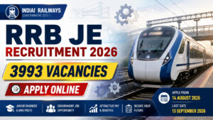 RRB JE Recruitment 2026 Notification – 3993 Vacancies