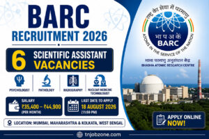 BARC Recruitment 2026 – 6 Scientific Assistant Vacancies Apply Online