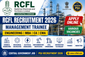 RCFL Management Trainee Recruitment 2026 Notification PDF Apply Online